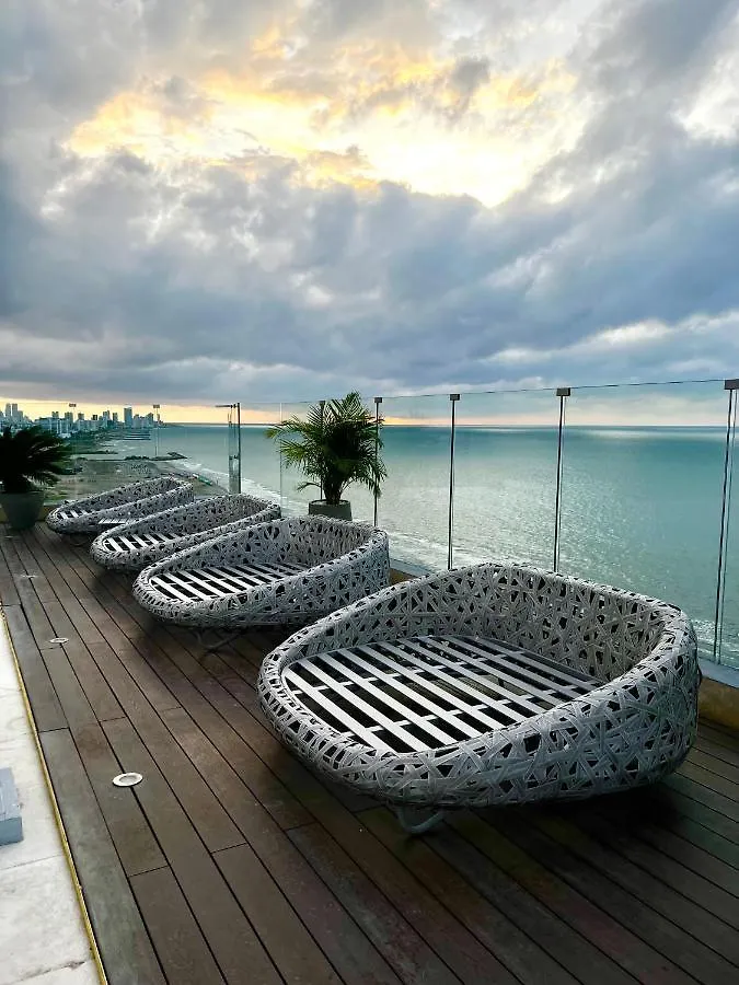 Hermoso Apartamento Con Vista Al Mar Y Salida Directa A La Playa Cartagena 0*,